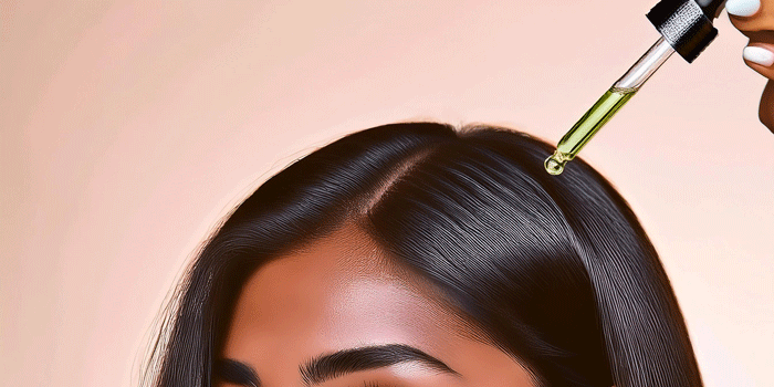 Health Hair Serum Application