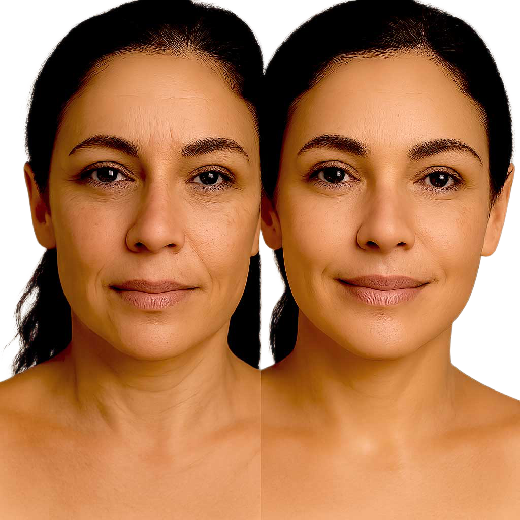Before and After Using Skinz.Pro Argerilene
