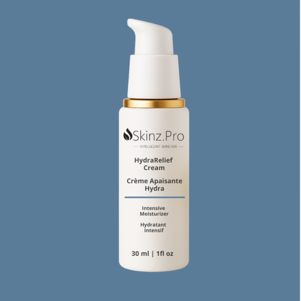 Bottle of Skinz.Pro HydraRelief Cream – Intensive Moisturizer